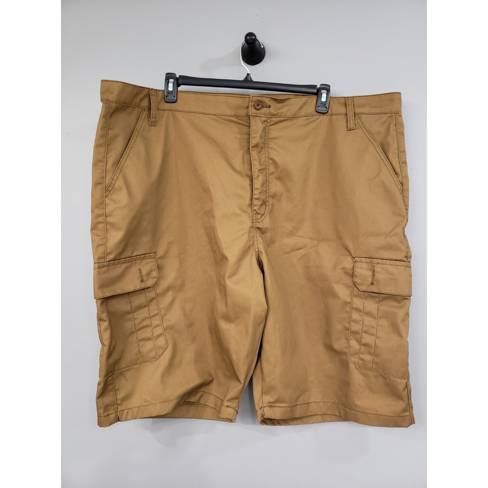 Huntington Beach Club Cargo Shorts Men's Size 48 Big & Tall.‎ Khaki Cargo Denim